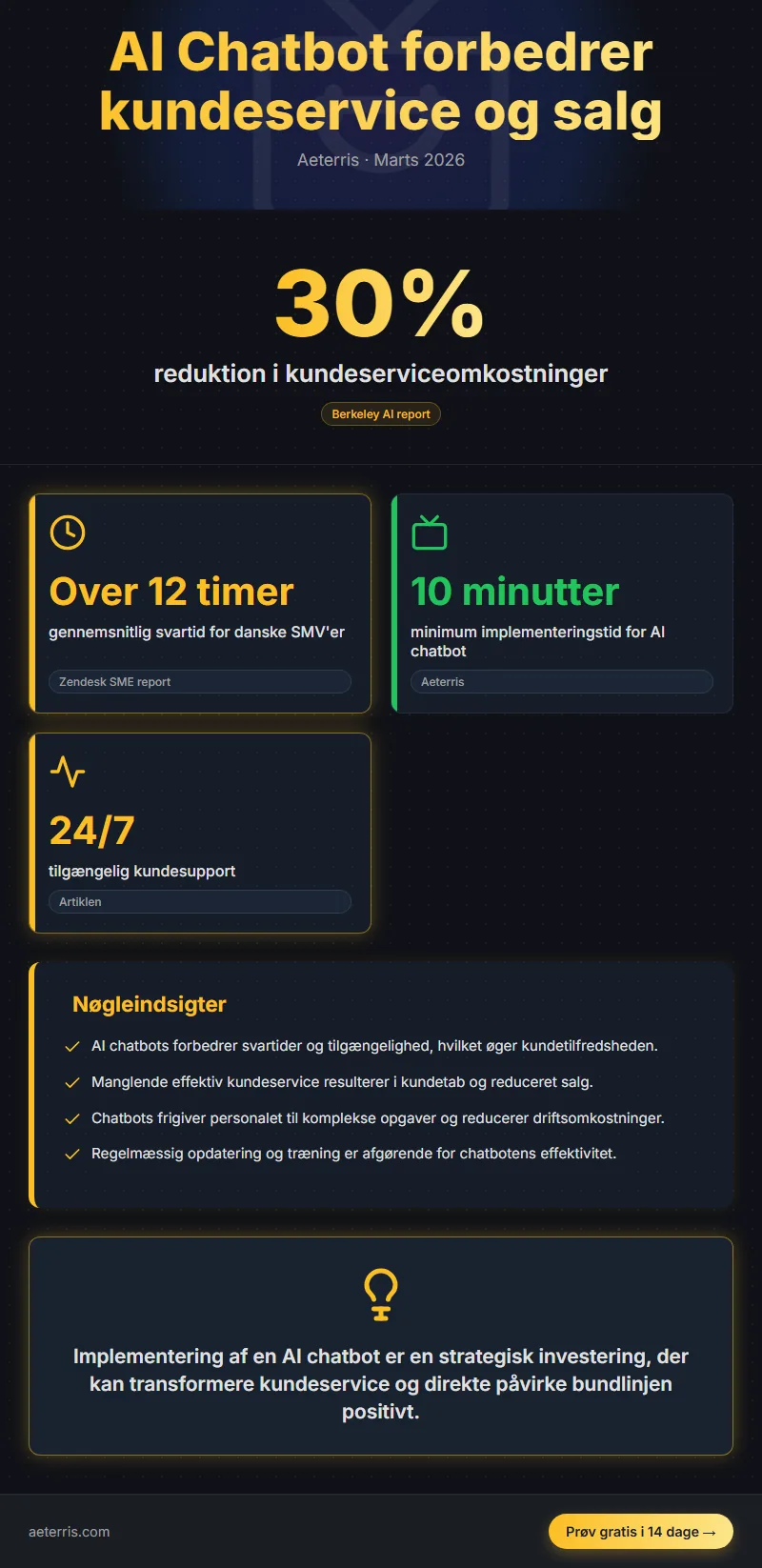 Infographic: Hvordan En Ai Chatbot Kan Forbedre Din Virksomheds Kundeserv