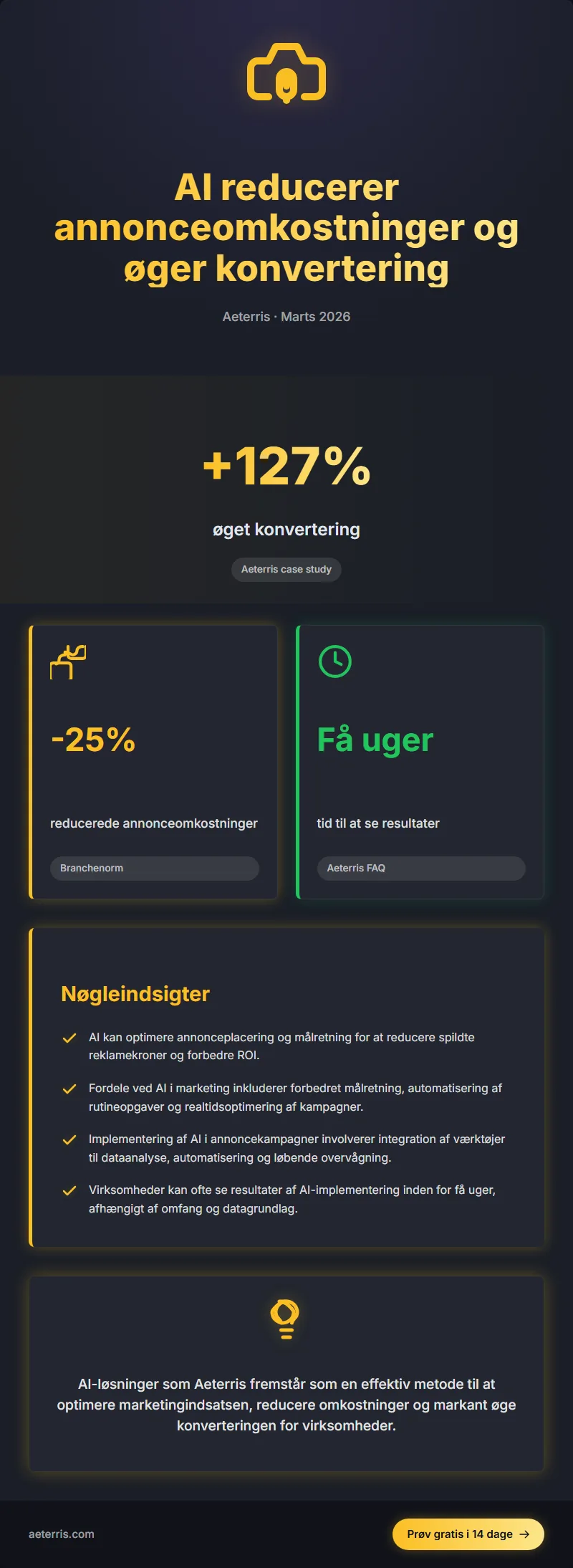 Infographic: Saadan Ai Der Reducerer Annonceomkostninger Drev 127 Konvert